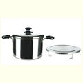 22-26cm Stainless steel steamer sets