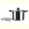 18cm Stainless steel steamer sets (035)