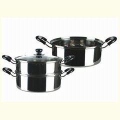 26-28cm Stainless steel steamer sets (009-010)