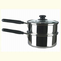 18cm Stainless steel steamer sets (036)