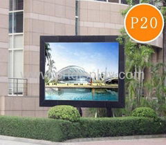 P20 high brightness outdoor led advertising board