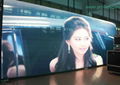 P12.5 full color mesh led curtain display