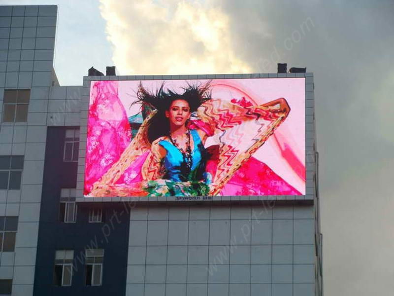 Pitch 10mm DIP full color outdoor led display