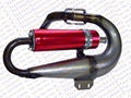 Scooter Performance parts  /Performance exhaust pipe for QingQi scooter  1