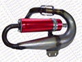 Scooter Performance parts  /Performance exhaust pipe for QingQi scooter 