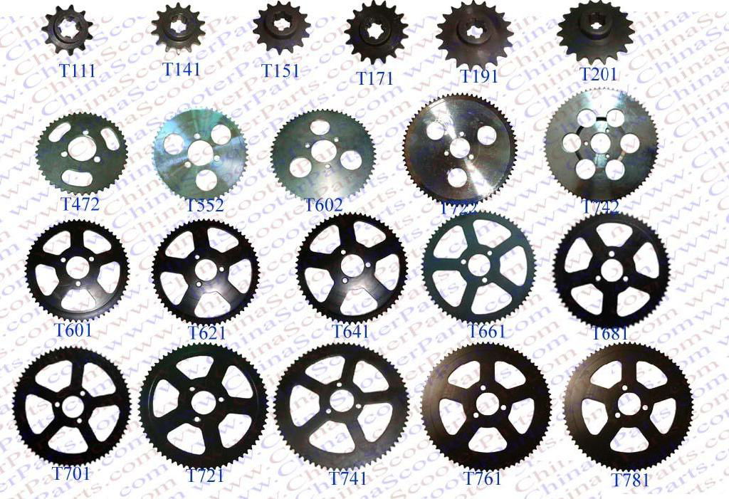 Different tooth Sprocket /Minibike performance parts  