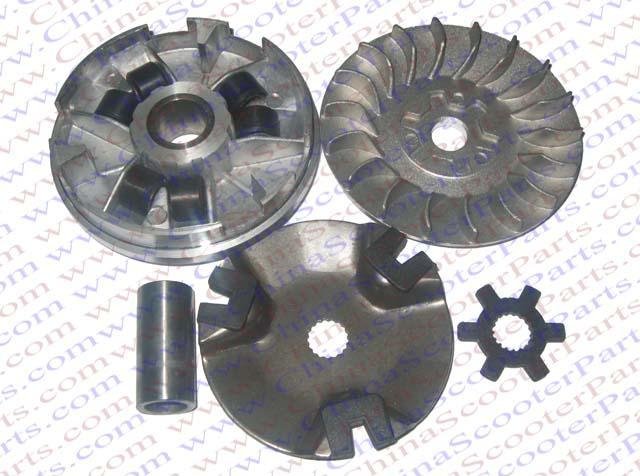Chinese scooter parts/Variator Kit 2 stroke 50CC Scooter