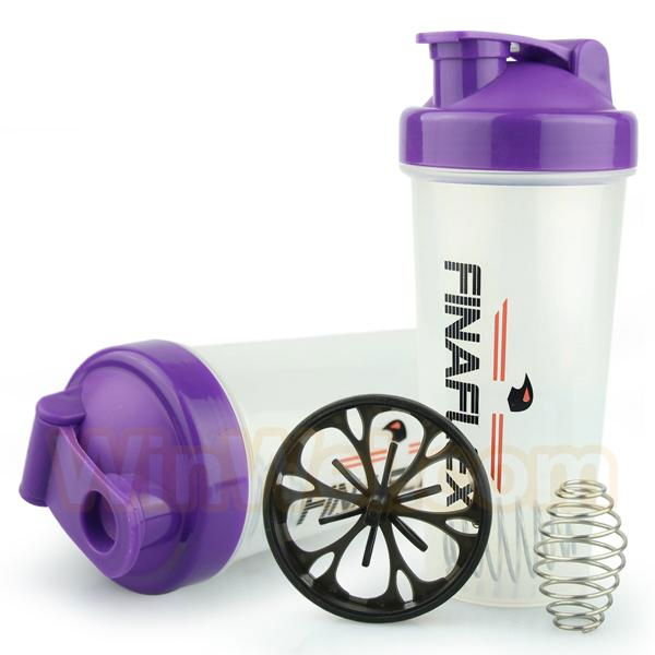 BPA Free 500ml protein shaker bottle sports bottle with blender filter 2