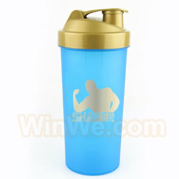 Shaker water bottle with storage container 4