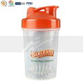 300ML Smart Shake Gym Protein Shaker Mixer Cup Blender Bottle Whisk Ball 6