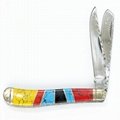 Abalone Stockman Knife#A3316