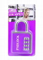 Combination Lock 4 Digit Outdoor Waterproof Padlock for School Gym Locker, Sport 6