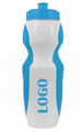 700ml BPA Free Reusable Cycling Sport Gym Squeeze Bottles Leakproof