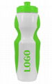 700ml BPA Free Reusable Cycling Sport Gym Squeeze Bottles Leakproof