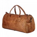 Leather Duffle Gym Bag 1