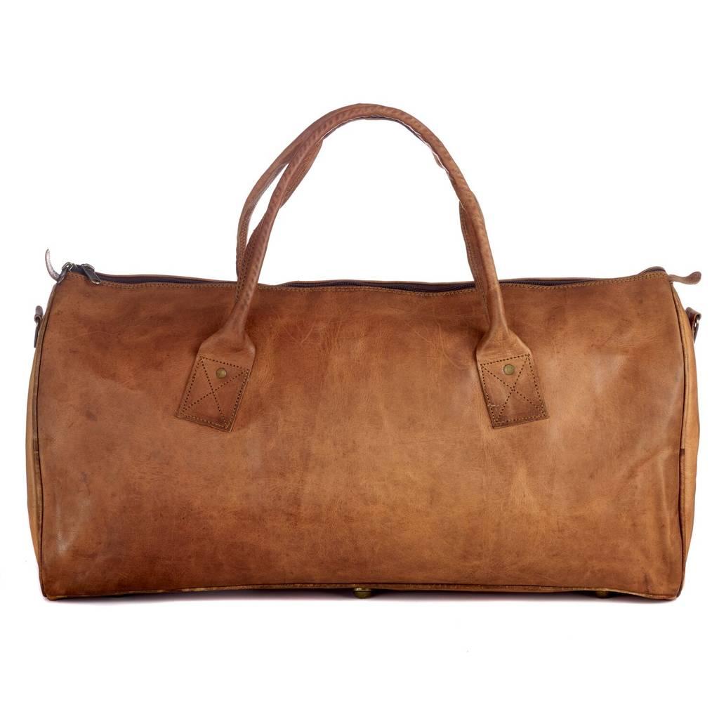 Leather Duffle Gym Bag 3