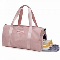 Gym Bag for Women, Workout Duffel Bag, Sports Gym Bags with Wet Pocket and Shoe