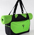 Large capacity yoga mat bag