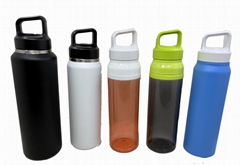 Button on innovation bottle