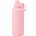 1000ml Big Capacity Leakproof Twist on Lid Slim Design for Travel and Gym 