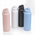 1000ml Big Capacity Leakproof Twist on Lid Slim Design for Travel and Gym 