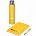 Bottle Gift Pack Aluminium Water Bottle A5 Notebook & Metal Ballpen in Gift Box 