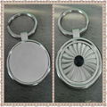 Circular black point spiral Zinc Alloy Keychain  1610005