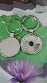 Circular black point spiral Zinc Alloy Keychain  1610005