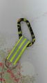 Carabiner to reflective stripe strap keychain 1608001