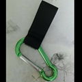 Carabiner to fastening strap keychain 1608002