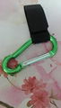 Carabiner to fastening strap keychain 1608002