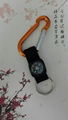 Carabiner to compass keychain 1608004