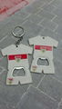 jersey design plasic bottle opener keychain 1613837