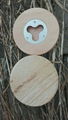 Round Wood Bottle Opener Magnetic Round Wood Coaster Bottle Opener