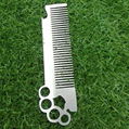 Stainless Steel Self Defense Comb Bottle opener 1613872