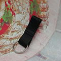 Customized design flexible elastic straps keychain 1609001