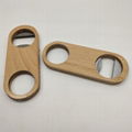 Wooden Cover Speed Stainless Steel Bottle Opener 1613812