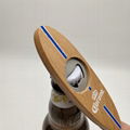 Wooden Cover Speed Stainless Steel Bottle Opener 1613812