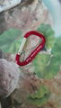 Factory wholesale 4cm 5cm 6cm 7cm 8cm flat carabiner as bag part or keychain 