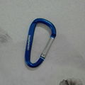 Factory wholesale 4cm 5cm 6cm 7cm 8cm flat carabiner as bag part or keychain 