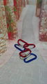 Factory wholesale 4cm 5cm 6cm 7cm 8cm flat carabiner as bag part or keychain 