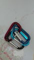 Factory wholesale 4cm 5cm 6cm 7cm 8cm flat carabiner as bag part or keychain 