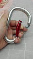 Factory 4cm 5cm 6cm 7cm 8cm  round carabiner colorful full paint keychain 