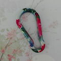 Factory 4cm 5cm 6cm 7cm 8cm bar carabiner colorful full paint keychain     