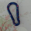 Factory 4cm 5cm 6cm 7cm 8cm bar carabiner colorful full paint keychain     