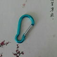 Factory 4cm 5cm 6cm 7cm 8cm bar carabiner colorful full paint keychain     