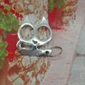 Heavy metal  cat kitten  monkey  monster pig skulldesign Kubaton keychain