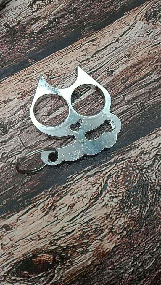 Heavy metal  cat kitten  monkey  monster pig skulldesign Kubaton keychain 2