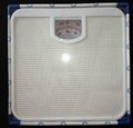 merchanical health scale with leather sticker