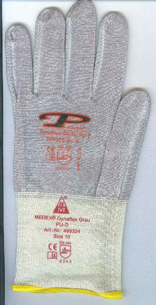 Industrial WORK glove tag-less label heat transfer sticker